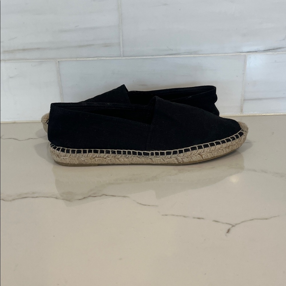 J Crew Made-in-Spain espadrille flats in linen size 10 - Picture 13 of 13